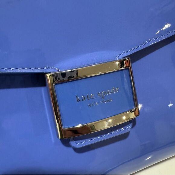 Kate Spade Katy Small Top-Handle Bag – Patent Leather, Fluorite - Picture 9 of 12